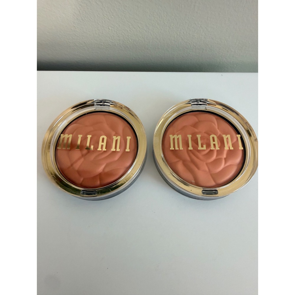 Milani Rose Powder Blush Women 0.60oz 08 Tea Rose Matte‎ Lot of 2 NWT
